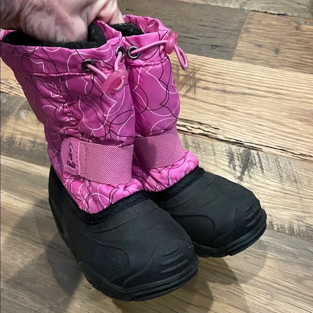 Kamik winter snow boots girl 10